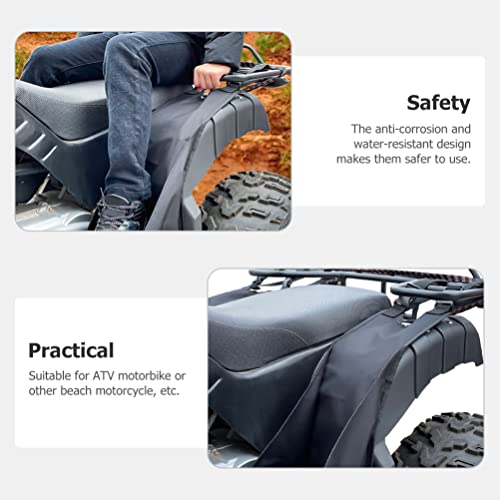 Obuyke 2 peças de descanso para os pés para quadriciclos traseiros do passageiro, pedais, almofada p