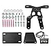 PuLaif Motorcycle Plate Mount for Kawasaki KLR650 S KLR650S KLR 650S KLR 650 S 2023 Motorcycle Black License Plate Holder Rear Tail Tidy Fender Eliminator Bracket