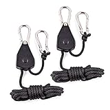 Der Karabiner Halterung sorgt für eine sichere Befestigung.