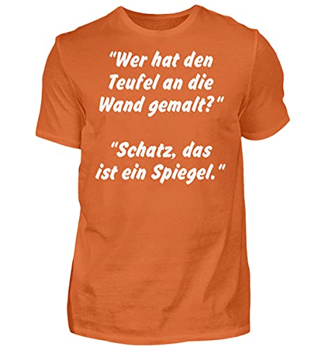 T-Shirt Teufelskerl Orange XX-Large - Haut de Gamme Coton
