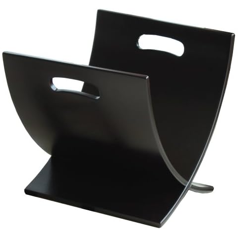 Oceanstar Espresso Wood Magazine Rack Cover
