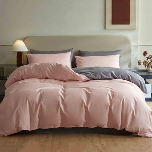 Drap plat 2 personnes avec housses de couette coton 60 fils résistant