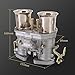 KIPA Carburetor for VW Volkswagen Beetle Super Beetle Transporter Jaguar Porsche 44 IDF 2 BARREL 44mm Carb Carburetor with Air Horn OEM # 18990.035 18990.030