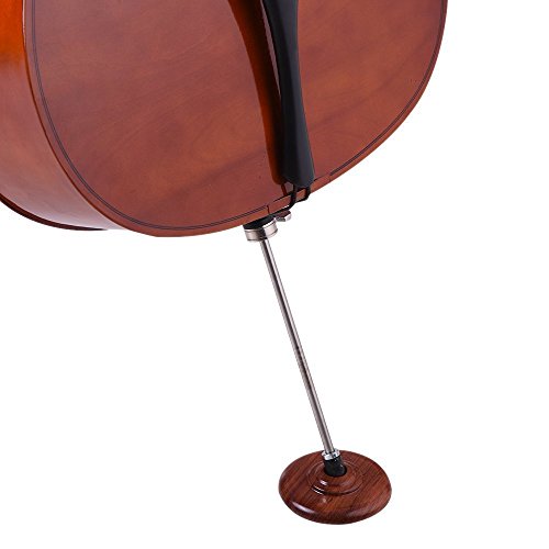 image for PUNK Real Rosewood Cello Endpin Rest with Hard Rubber Mat Anti-Slip (1