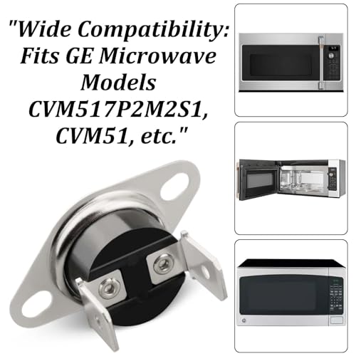 Image of for KSD-40LC 70 Thermostat Thermal Fuse Switch for GE Microwave Oven, Normally Closed