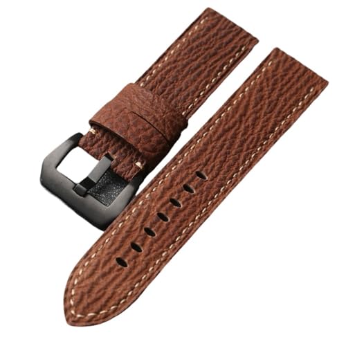 Bracelet montre cuir de requin fait main épais et durable pour boîtier 20-24mm