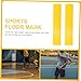 BESPORTBLE 12pcs Sports Training Markers Ground Marking Tools for Football Basketball and Tennis Rectangular Carpet Markers Bright Color Design for Easy Identification