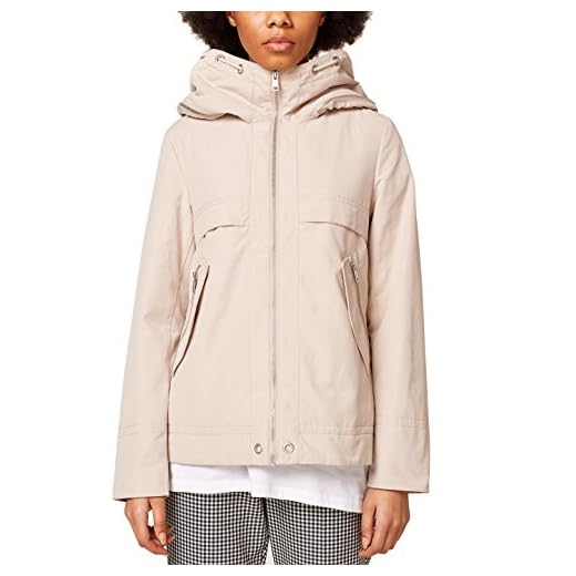 Esprit 038ee1g001 Chaqueta, Beige (Beige 270), Large para Mujer