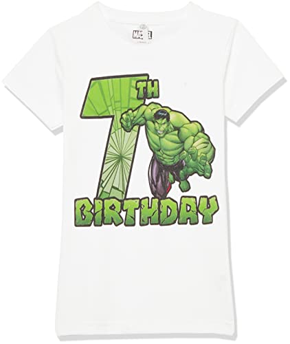 T-shirt Marvel Girl Smash 7 ans blanc XL, le cadeau d'anniversaire idéal pour une jeune fille