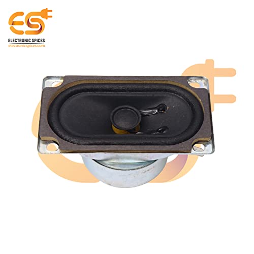 Image of Electronic Spices Home Audio Speakers Woofer Rectangle Shape Power 10w 8ω (Ohm) (90 X 50 Mm) (3.5 X 2 Inch)