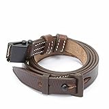 Ultimate Arms Gear Mauser Karabiner K98 K-98 98K K98K Rifle WWII Reproduction German Brown Leather Shoulder Strap Sling