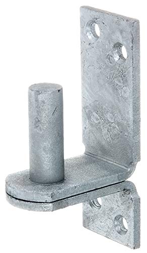 Alberts 311452 Gond sur platine | dans les modèles avec crochet DI ou DII | galvanisé à chaud | cote axe Ø16 mm | platine 113 x 40 mm