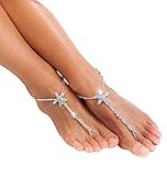 Asteria Beach wedding barefoot sandals Bridal foot jewelry Starfish barefoot sandals Bridal shoes Footless sandals White Anklet Bohemian Toe ring Indian jewelry