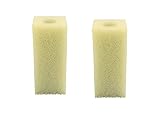Utilisation universelle cyclingcolors 2X Filtre Mousse Cartouche de Filtration pour Aquarium Compatible avec Eheim, 132x56x55mm
