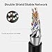 VENTION Cat 8 Ethernet Extension Cable 16FT 40Gbps LAN Cable Extender Cat8 FTP Ethernet Patch Internet Cable Shielded RJ45 Male to Female Connector