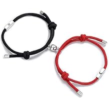 Dlihc Matching Heart Bracelets for Couples Best Friends