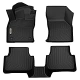orealtrend Car Mats Replacement for Floor Liners Volkswagen VW Jetta 2019-2024 Heavy Duty All Weather Guard Black Front and Rear Car Carpet-Custom Fit-Tough Odorless