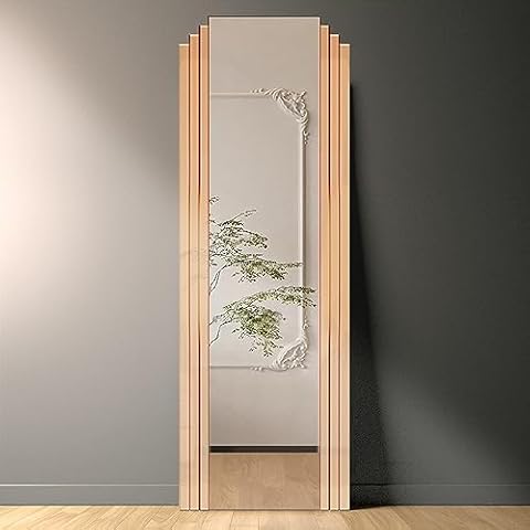 WallBeyond Full Length Mirror with Stand 64" x 21", Large Rectangle Floor Mirror Full Length Wall-Mounted for Living Room Bedroom Bathroom Aluminum Frame Standing or Leaning Hanging Cover