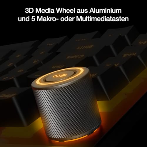 be quiet! Light Mount Silent Linear DE ISO Gaming Tastatur, mit ARGB – Ansicht 5
