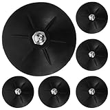 PRETYZOOM 6Pcs Rubber Suction Cups Base for Boxing Bag Accessories, Heavy-Duty Replacement Punch Bag Floor Anchors with Screw, Stable Grip for Training and Fitness Use