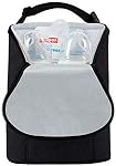 Skip Hop Baby Breastmilk Cooler Insulated Bottle Bag, Grab & Go, Black