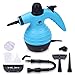 MLMLANT Multipurpose Handheld Steam Cleaner, 1050W Portable Steamer with 9-Piece Accessory Set, Pressurized Steam Cleaning Machine with Safety Lock, for Kitchen Bathroom Windows Auto Floors Sofa Carpet Upholstery, More (Blue)