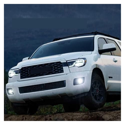 Faros LED Toyota Tundra 2007-2013 con luces antiniebla y DRL coche 7