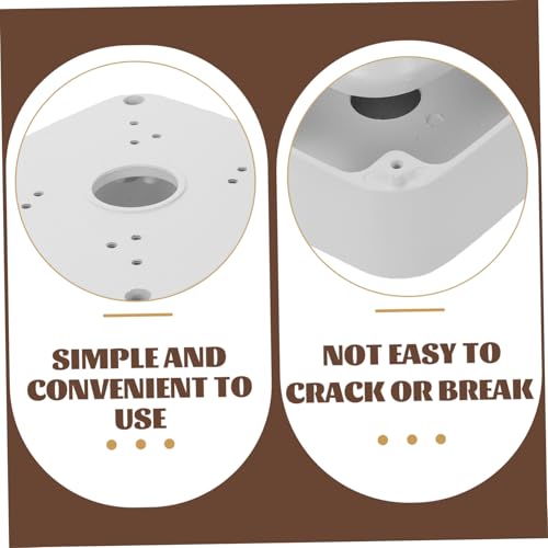 Soporte de cámara impermeable SEWACC con caja de ocultación de cables para pared 3