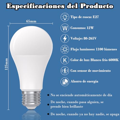 La Mejor Selección de Foco Con Sensor de Movimiento Walmart del mes. 6 Imagen adicional
