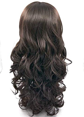 Wigbuy B0020180202CW Long Dark Brown Hair Wigs Pirate Wig Costume Wigs thumb #3