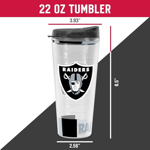 Image of Rico Industries NFL Football Double Wall Classic 16oz Or 20oz Tritan Tumbler W Lid