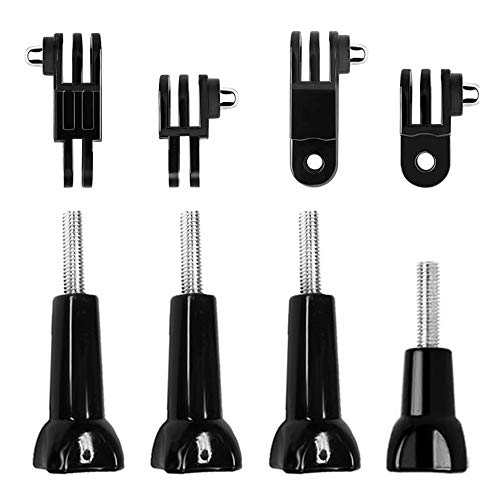 8 PCS 3-Way Adjustable Extension Pivot Arm Adapter Set Compatible with GoPro and Sports Camera