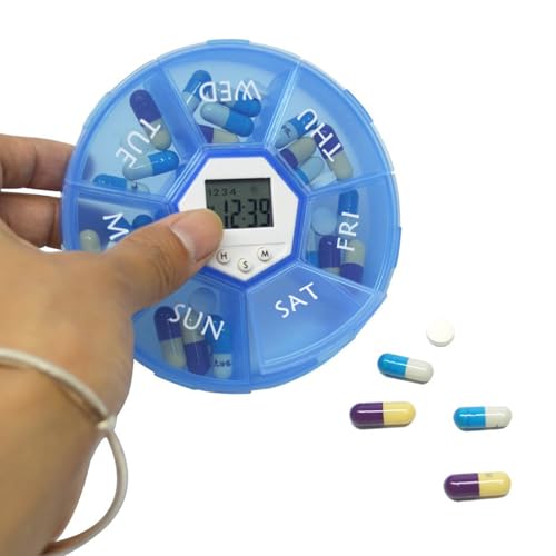 Récipient à médicaments pour le travail et les déplacements extérieurs