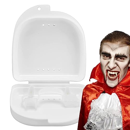 Visiblurry Vampire - Accessoires Dents Vampire rétractables d'horreur,Fournitures Costumes Cosplay pour la Mascara, Les soirées à thème et d'halloween, Les Maisons hantées et Les