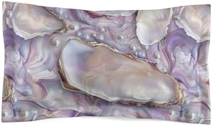 Purple Opalescent Dreams Microfiber Pillow Sham image 3