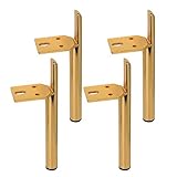 [Caractéristiques du produit] : design durable, facile à installer, beau et généreux, forte capacité de charge, 4 pieds de meuble peuvent supporter 1000 kg.