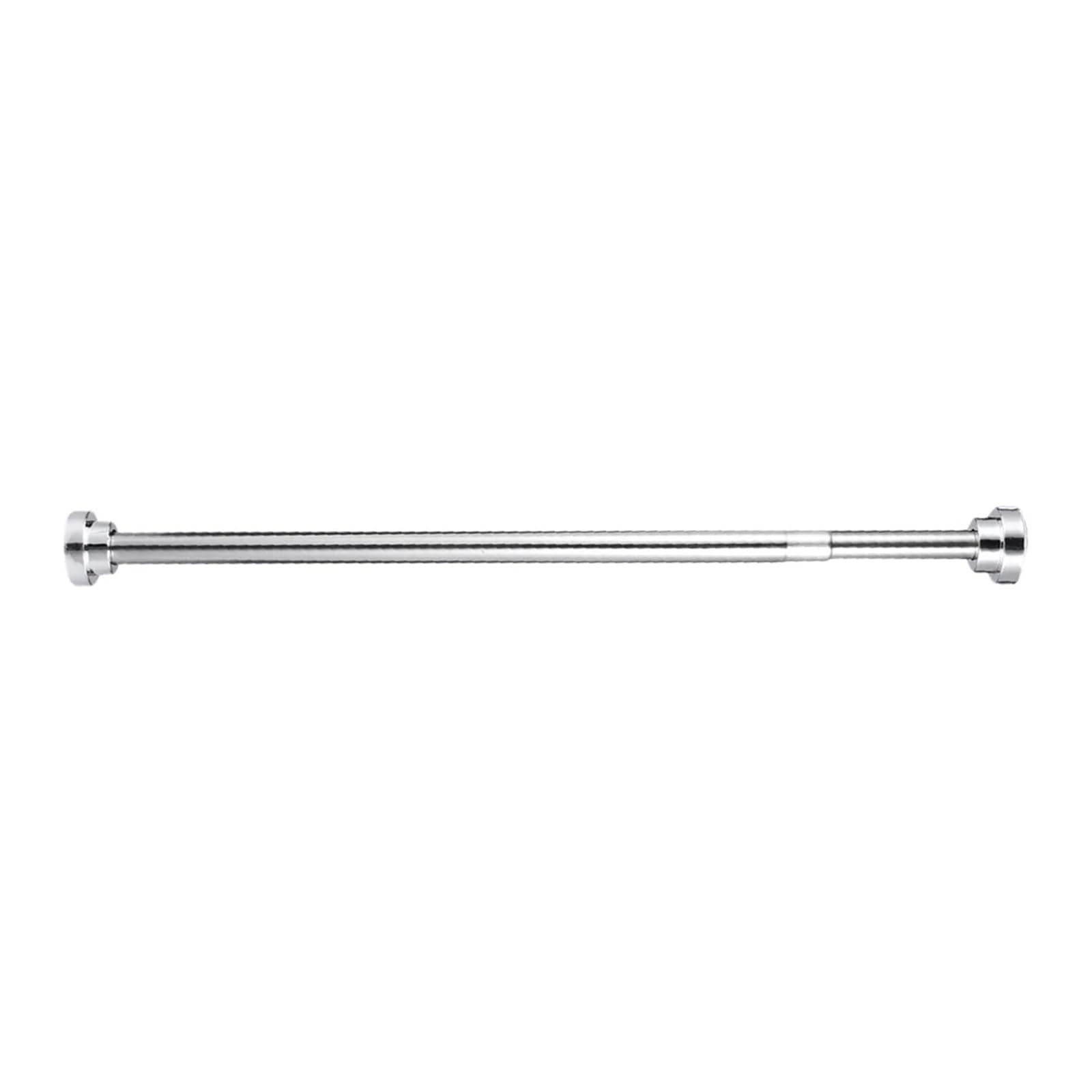 Telescopic Clothes Drying Rack Tension Curtain Rod Extendable Rail Bar Spring Shower for Wardrobe and Cloakroom