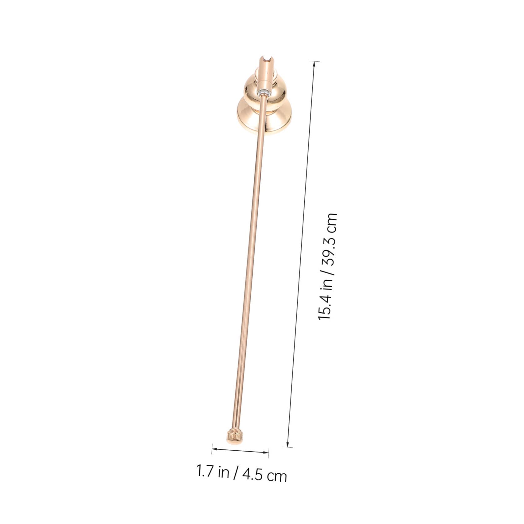 Éteignoir à Bougie Long Manche Vintage - Aluminium - Pour éteindre Bougie Sans Projeté De Cire - Sécuritaire Et élégant