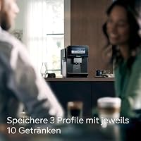 Siemens Kaffeevollautomat EQ900, großes farbiges TFT-Display, 36 Heiß- und Kaltgetränke, Cold Brew, super leise, Keramikmahlwerk, Doppeltassenfunktion, Steuerung per App, Edelstahl, TQ905D03 – Ansicht 6