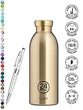 Die doppelwandige CLIMA BOTTLE hält Flüssigkeiten bis zu 12 Stunden warm und bis zu 24 Stunden kalt.