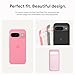 Google Pixel 9 + 9 Pro Case - Android Phone Case - Durable Protection - Stain-Resistant Silicone - Slim Design - Obsidian