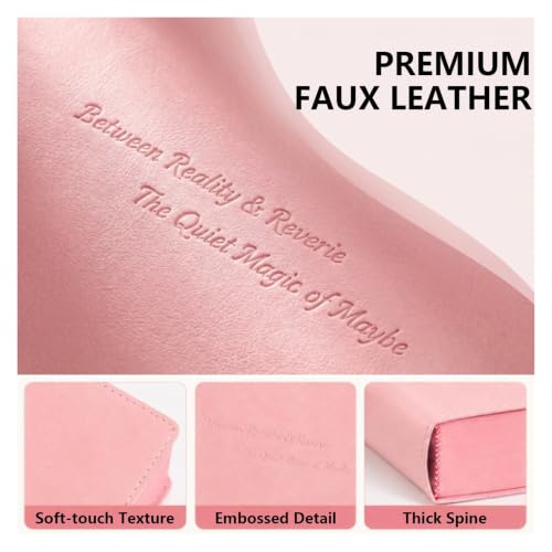 Thickened Color Brick Notebook A5 720 Pages - 80Gsm No-bleed Paper, Pu Leather Hardcover Journal with Colorful Pages, A5 Super Thick Dopamine Notebook for School, Office & Travel Gift(Blue) - Image 2