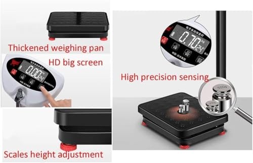 Digitale Höhen- und Gewichtswaage mit LCD-Display, hochpräziser Sensor für genaue Körpermessung, leicht ablesbares Design