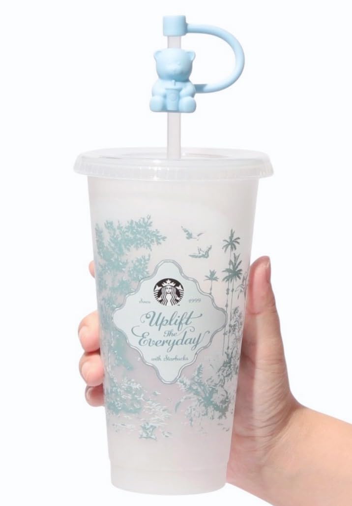 STARBUCKS スタバ 2026ミステリーカラーチェンジング リユーザブルコールドカップ710ml + 2026ミステリーパックリユーザブルカップ専用ストローキャップベアリスタ （※色はお選びいただけません）