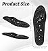 Magnetic Insoles, Acupressure Insoles for Women, Men, (Black, L, Trimmable)