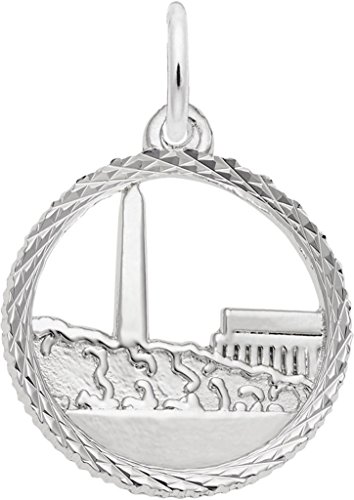 Rembrandt Washington Monument Open Charm - Metal - Sterling Silver