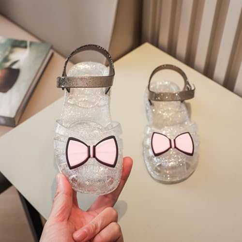 Sandals for Girls Soft Jelly Shoes Unisex-Child Boys Sandal ubber Sole Closed Toe Beach Mary Jane Princess Dress Flat4