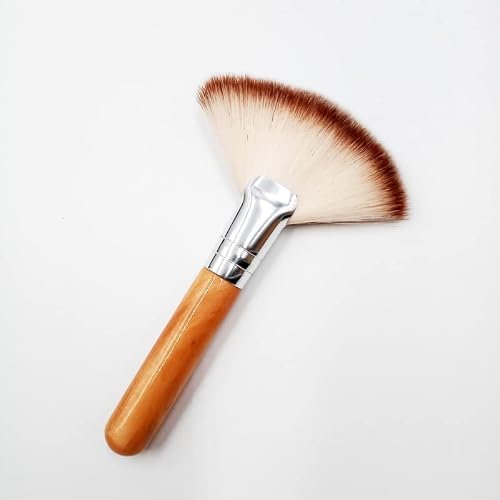 Salocy Fan Brush,Face Makeup Brush Highlighting Make Up Brush Cheekbones Brush Facial Brushes Powder Foundation Brushes Make Up Tool,2 Pcs #TOP4