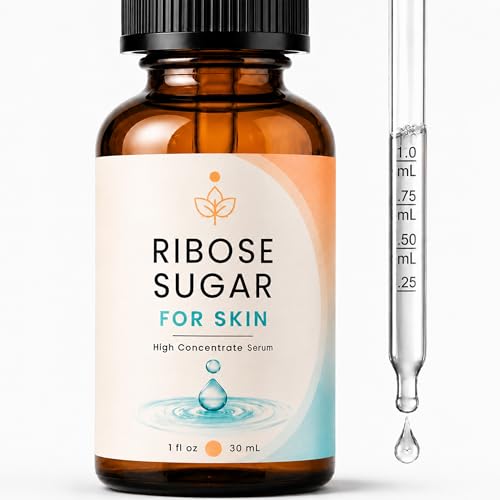 D-Ribose Sugar For Skin Serum - Ribose Sugar for Skin - Face Serum - Skin Serum - Glow Serum - Ribose Face Serum - 1 fl oz - Unscented