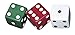 School Smart Dotted Dice - Set of 36 - Assorted Colors